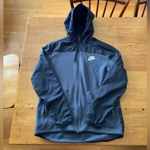 Mens lightweight zip up hoodie